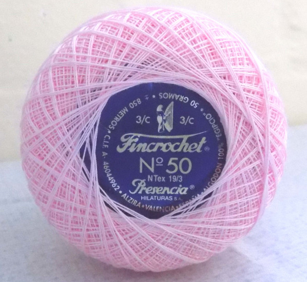 Fincrochet 50g No. 50 - Colour 1724 (Pink) - Click Image to Close